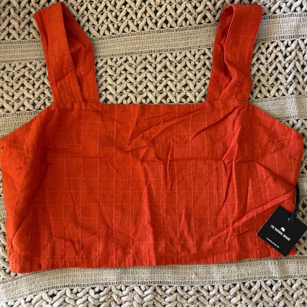 Normal Brand Orange Crop Top